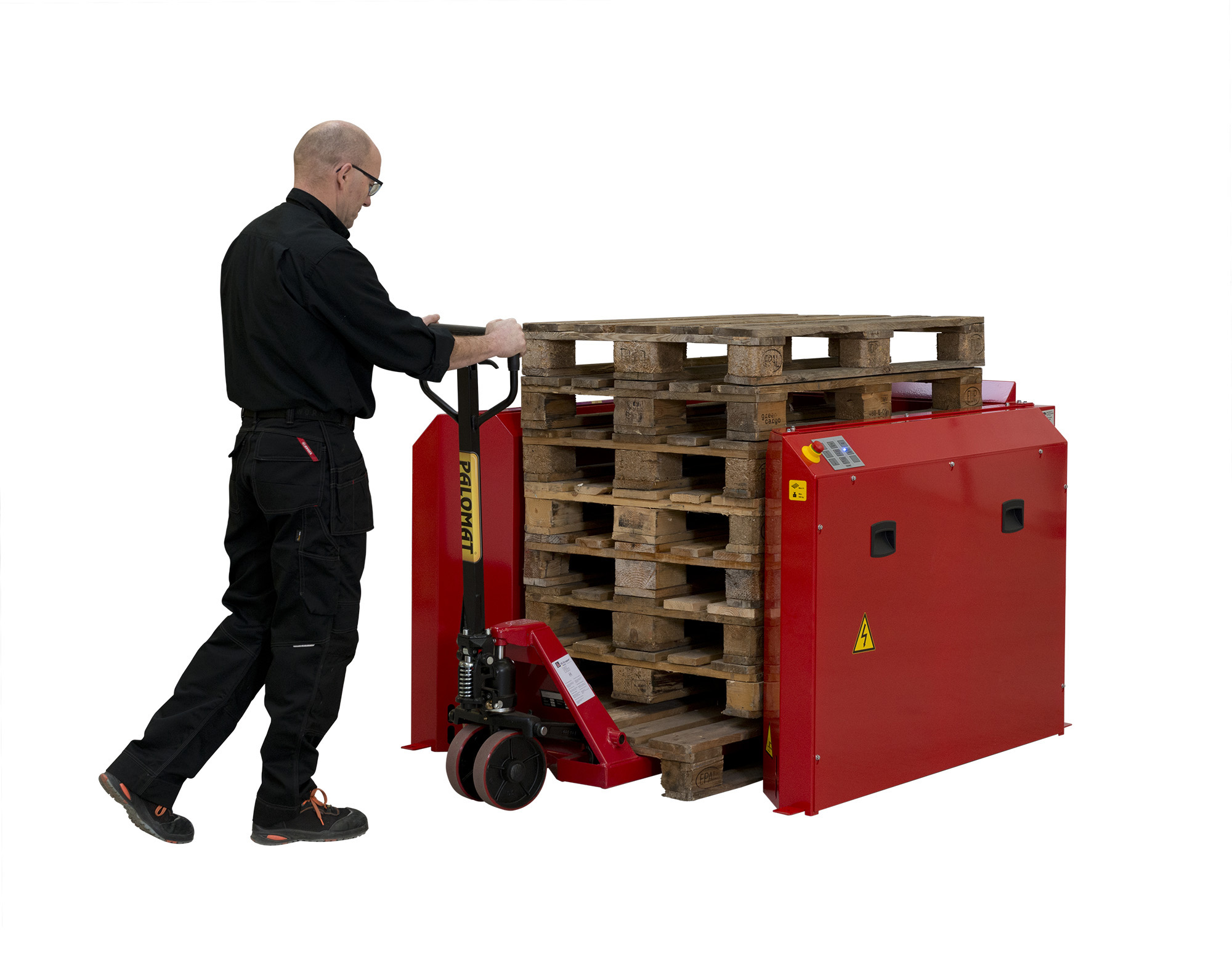 Dyno Conveyors Palomat Pallet stacker Pallet Destacker 12